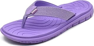 KuaiLu Flip Flops Women Orthopedic Ladies Thong Arch Support Walking Beach