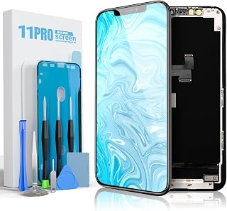 Display for iPhone 11 Pro 5.8 Inch LCD Screen Replacement Touch Screen with 3D Touch Pre-Assembled with Frame Digitizer and Repair Kit