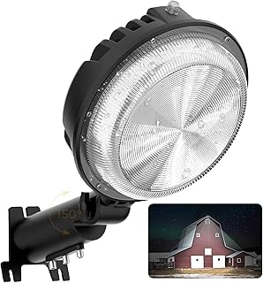 toberich 150W LED Barn Light Dusk to Dawn, 20000LM Outdoor Yard Light 6500K | Ultra Bright Security Light with Adjustable Angle, IP66 Waterproof, 110-120V, Dusk to Dawn Outdoor Lighting for Yards, Barns