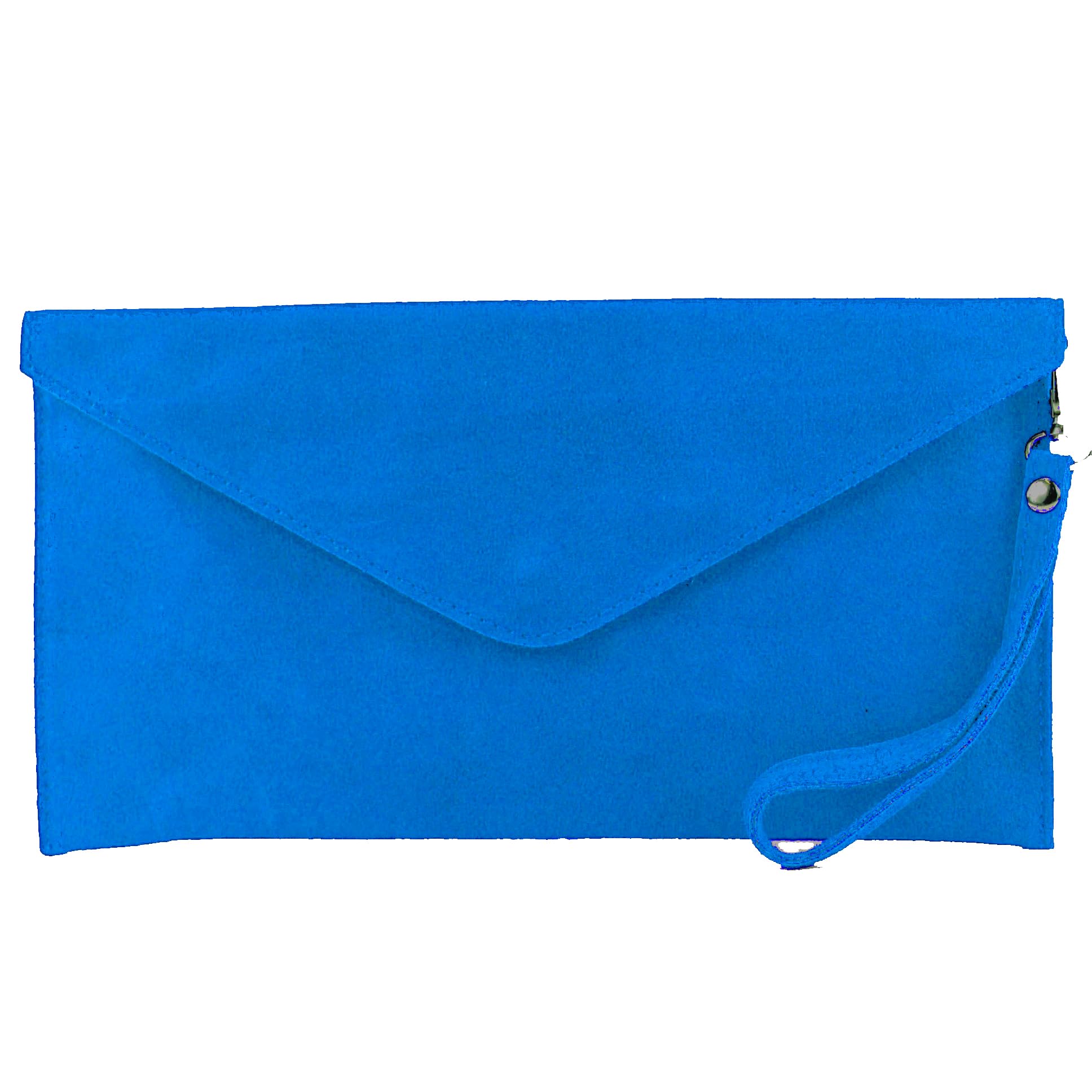 modamoda de - T106 - Italian clutch evening bag made of suede upper