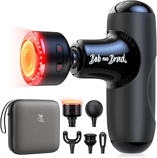 BOB AND BRAD Q2 Ultra Mini Massage Gun with Heat, Infrared Heated Head