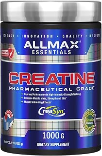ALLMAX Creatine Monohydrate Powder, Micronized, Unflavored, 1000 g