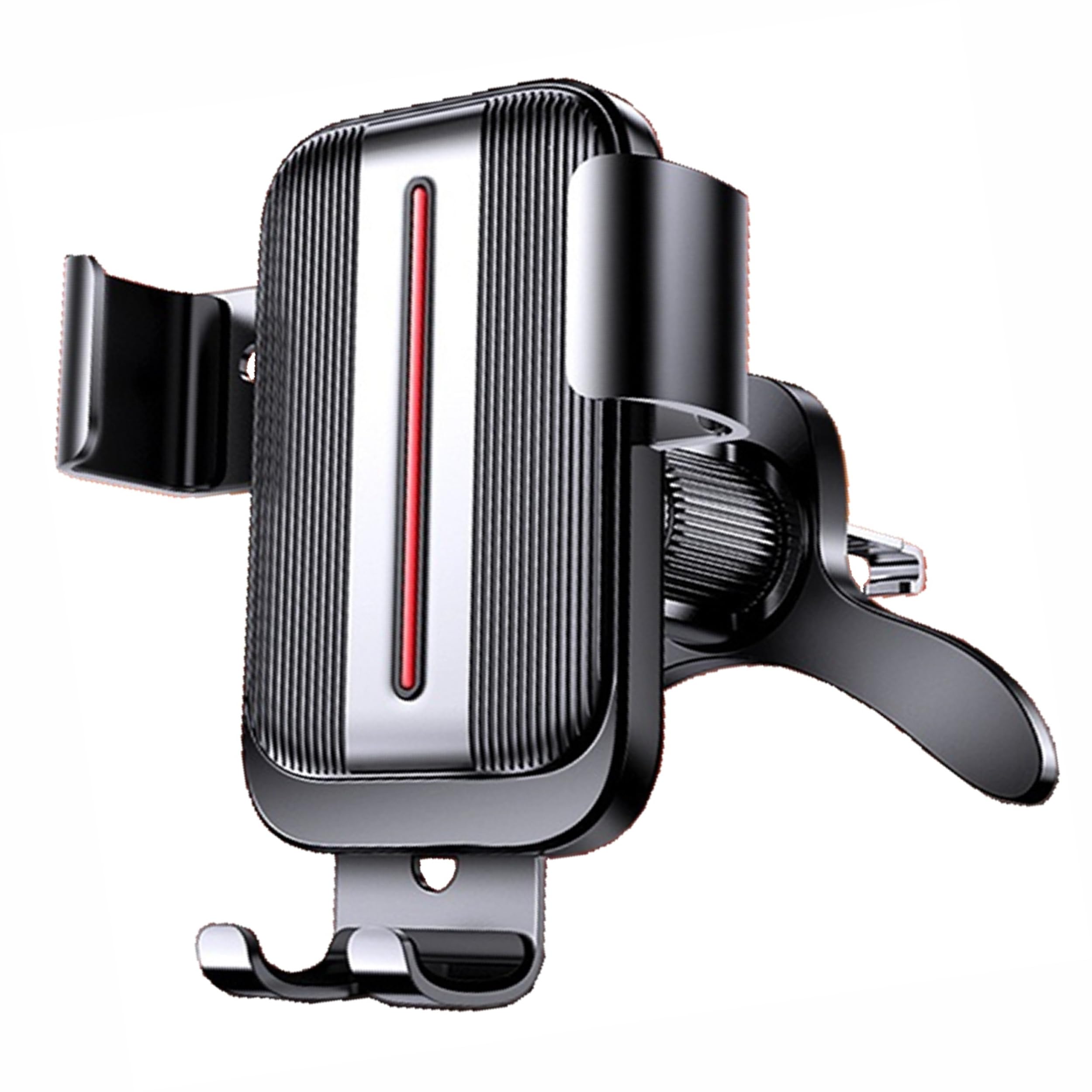 2025 Upgraded Metal Hook Car Air Vent Mount, 360° Rotation Auto-Clamp Phone Hold