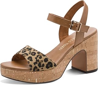 MARCO TOZZI Women's Modern Heeled Sandal