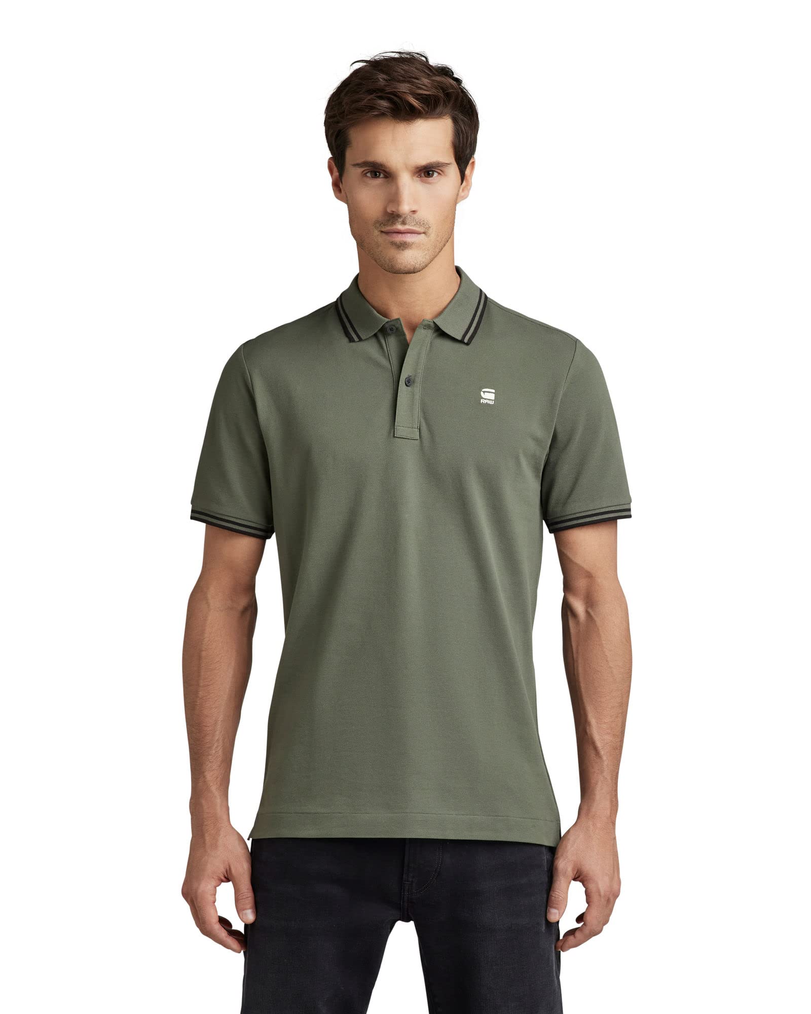 G-Star Dunda Slim Stripe Men's Polo Shirt