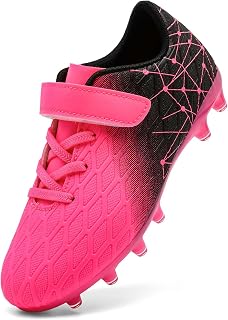 DimaiGlobal Children's Football Shoes with Professional Low Cleats, Futsal Football Shoes and Training for Indoor/Outdoor – Non-Slip Junior