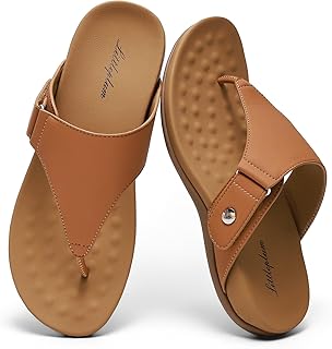 Littleplum Women's Orthotic Slides Slip on Slippers Ladies Sandals Arch Support Sandals for Women