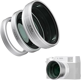 Freewell 2-in-1 Wide Angle & Macro Lens Compatible with Fuji X100VI/X100V | Versatile Design & Enhanced Magnification