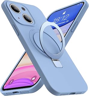 SKYLMW Case for iPhone 14 with Stand,6.1" Blue
