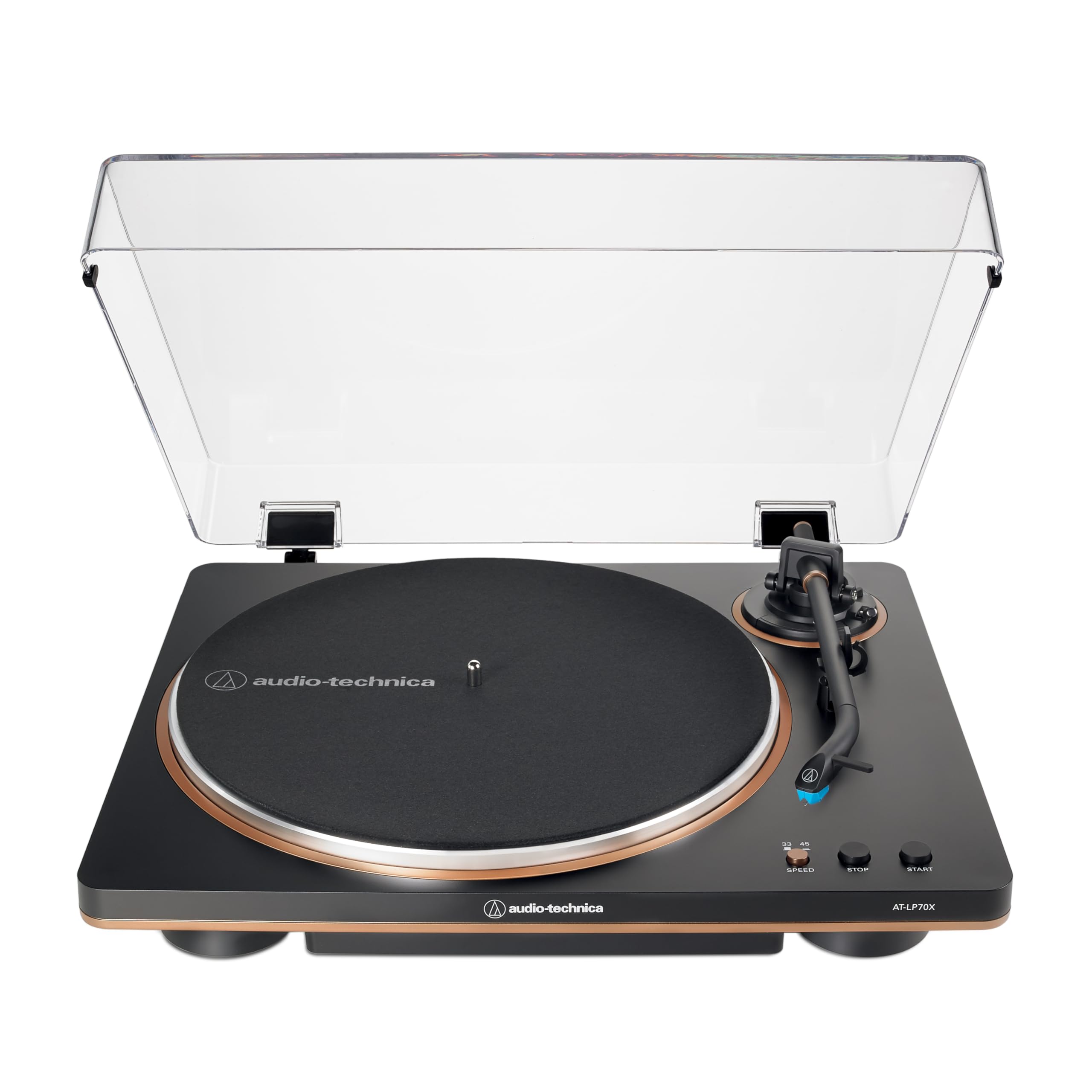 Audio-Technica AT-LP70X Automatic Turntable (Black/Bronze)