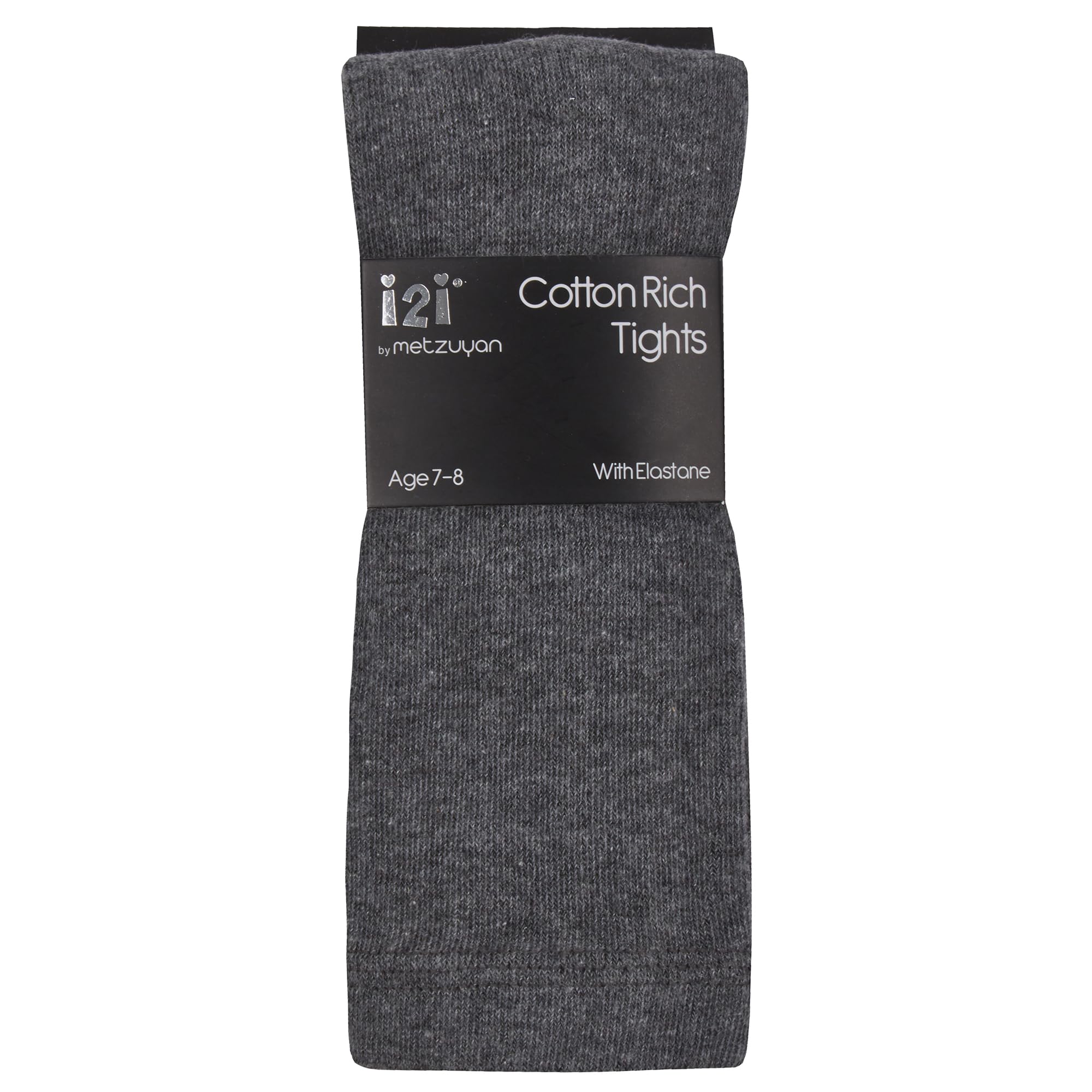 I2I Girls 3 Pairs Multibuy Cotton Rich Plain Tights