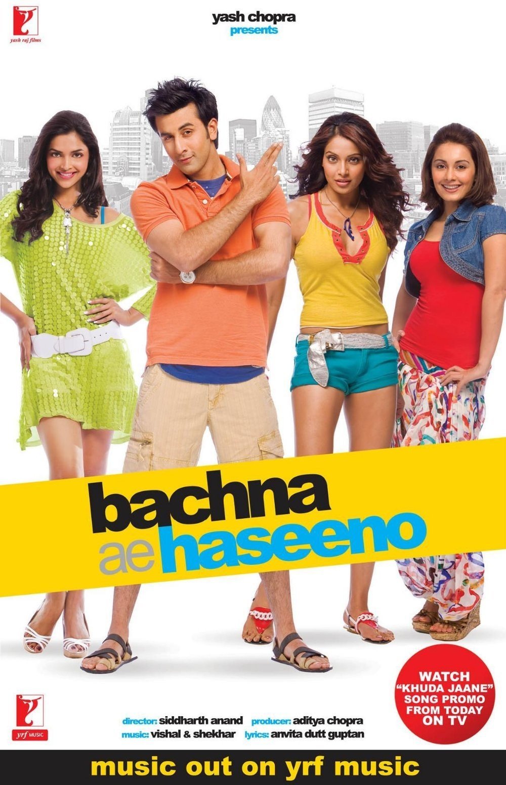 Bachna Ae Haseeno (2008)- Ranbir Kapoor - Deepika Padukone - Bipasha Basu - Boll