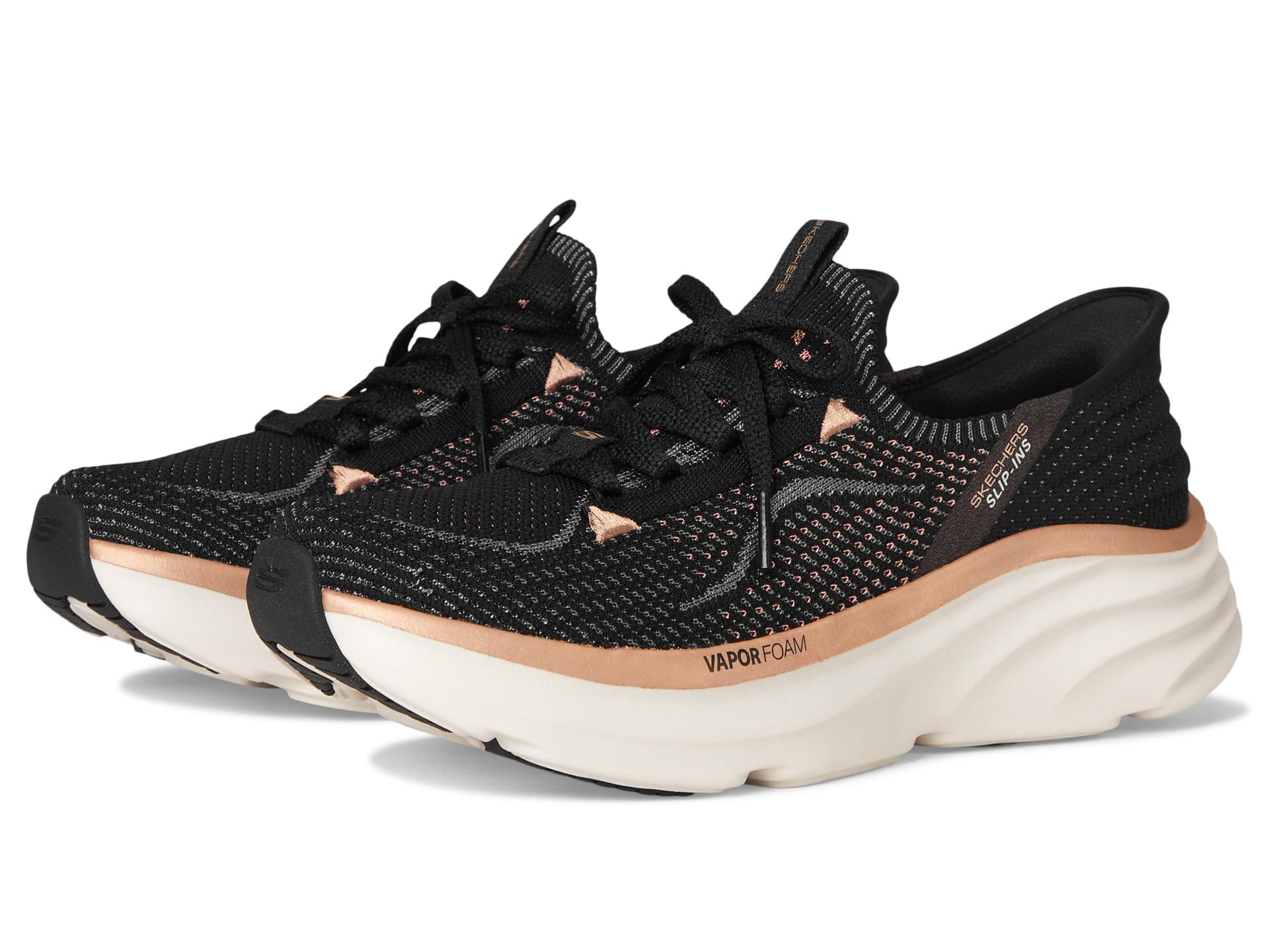 Skechers Donna D'Lux Vapor Evening Glow Slip-in Trainer