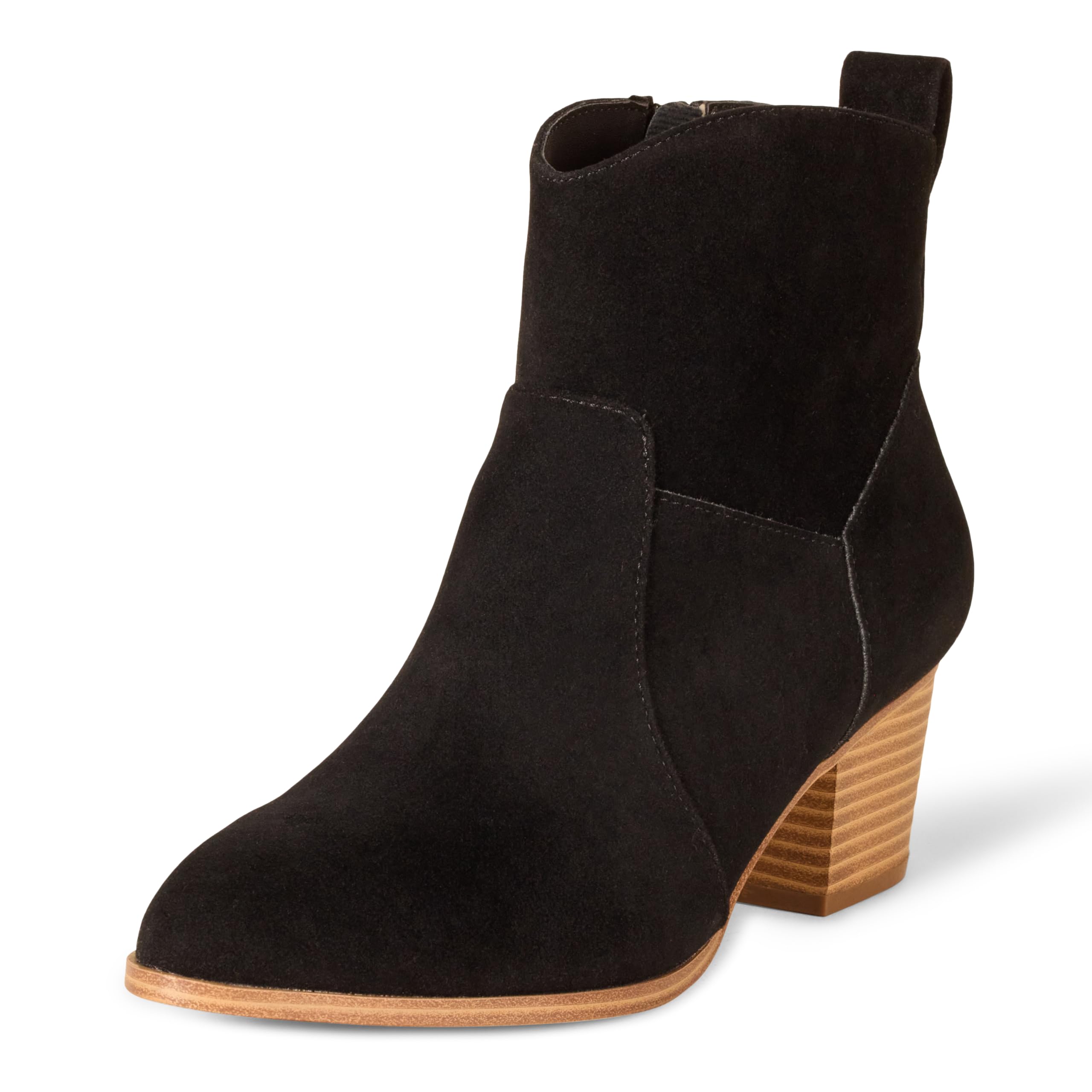 Amazon Essentials Women's Ankle Boots Cowboys with Stacked Heel
