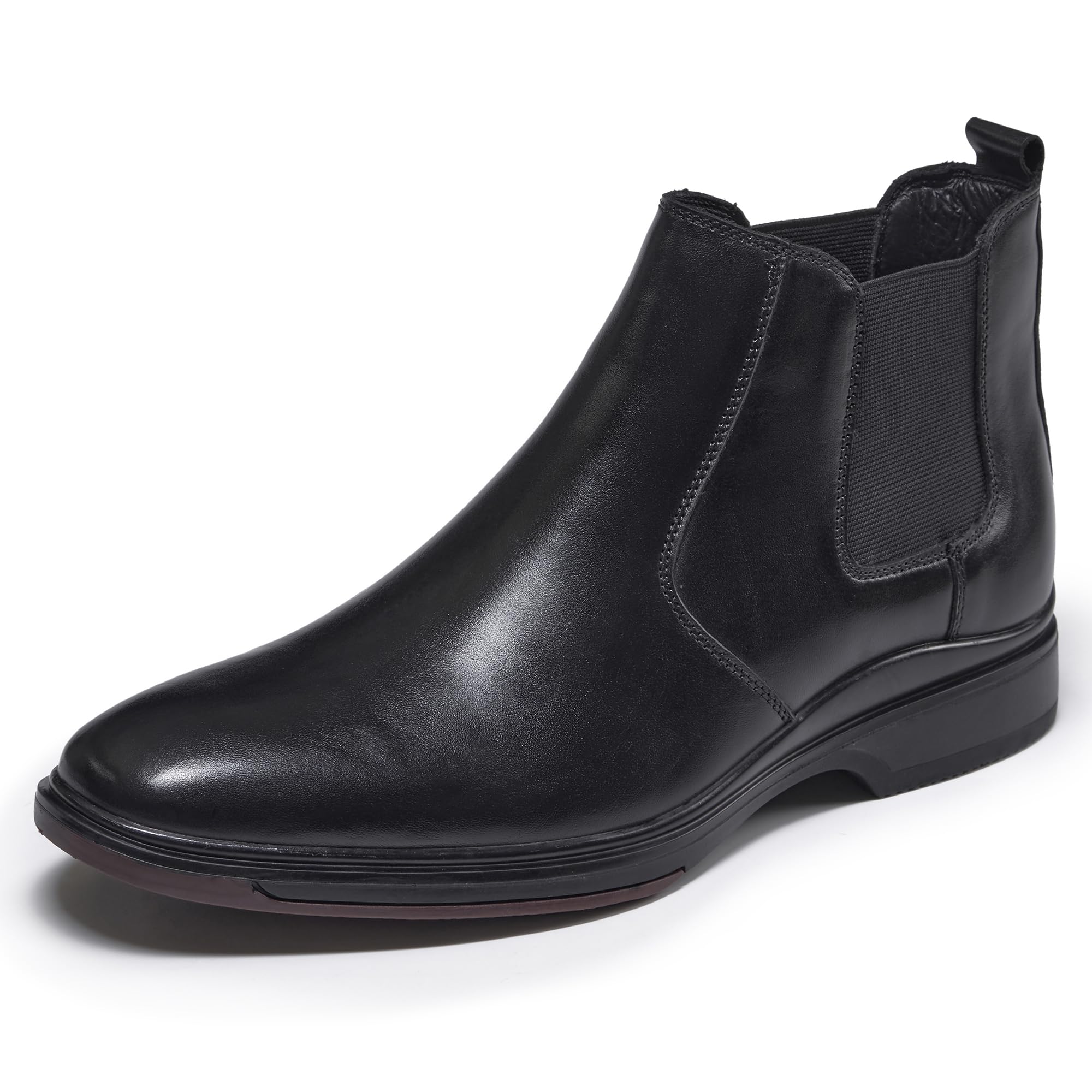 ArcBrothers Men's Chelsea Boots, Relaxed Fit Roomy Toe Box Design, Premium Leath