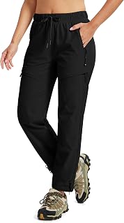 MoFiz Pantaloni cargo da donna impermeabili da viaggio