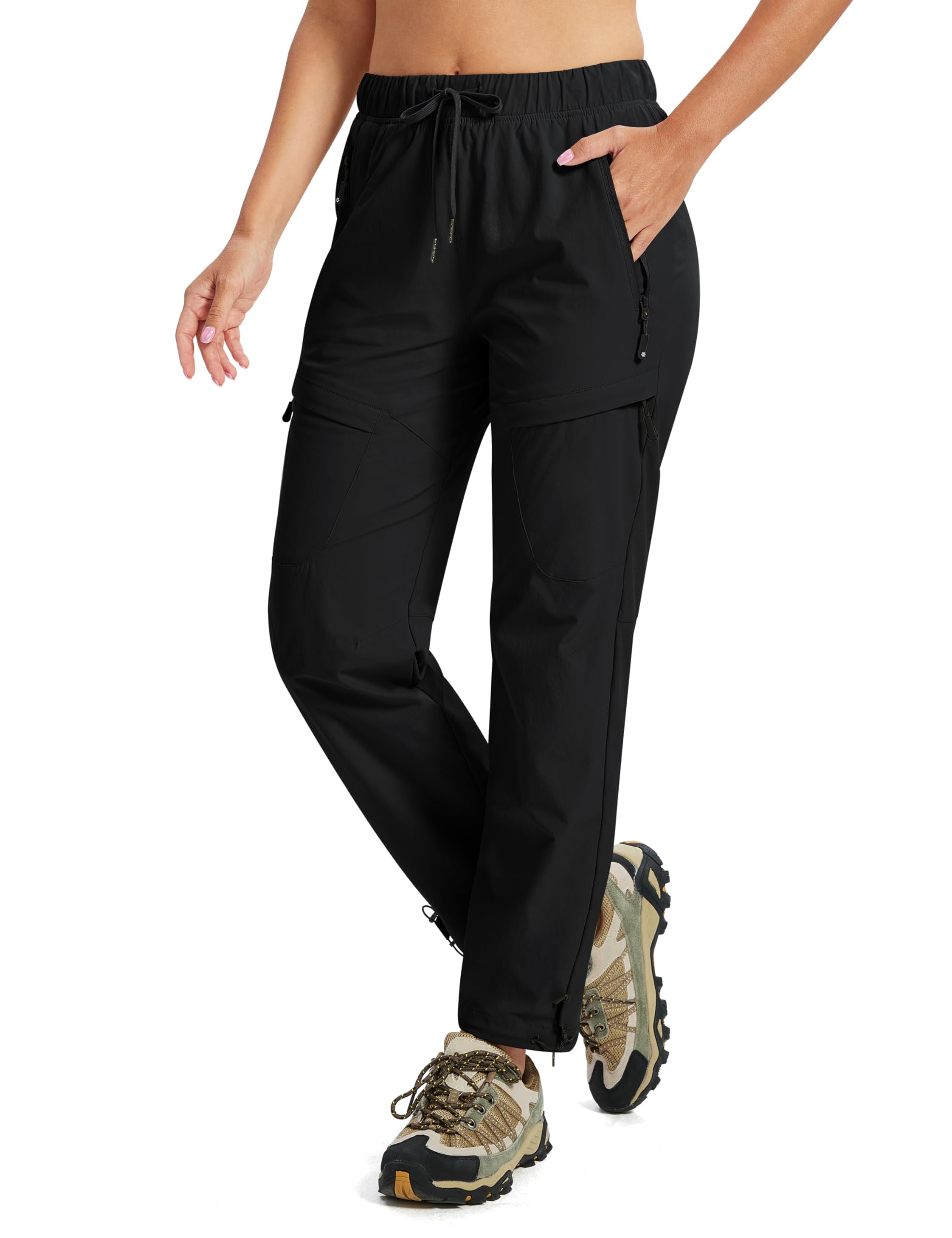 MoFiz Pantaloni cargo da donna impermeabili da viaggio