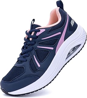 Womens Walking Shoes Arch Support Plantar Fasciitis Shoes Orthotic Tennis Sneakers for Foot Pain Relief