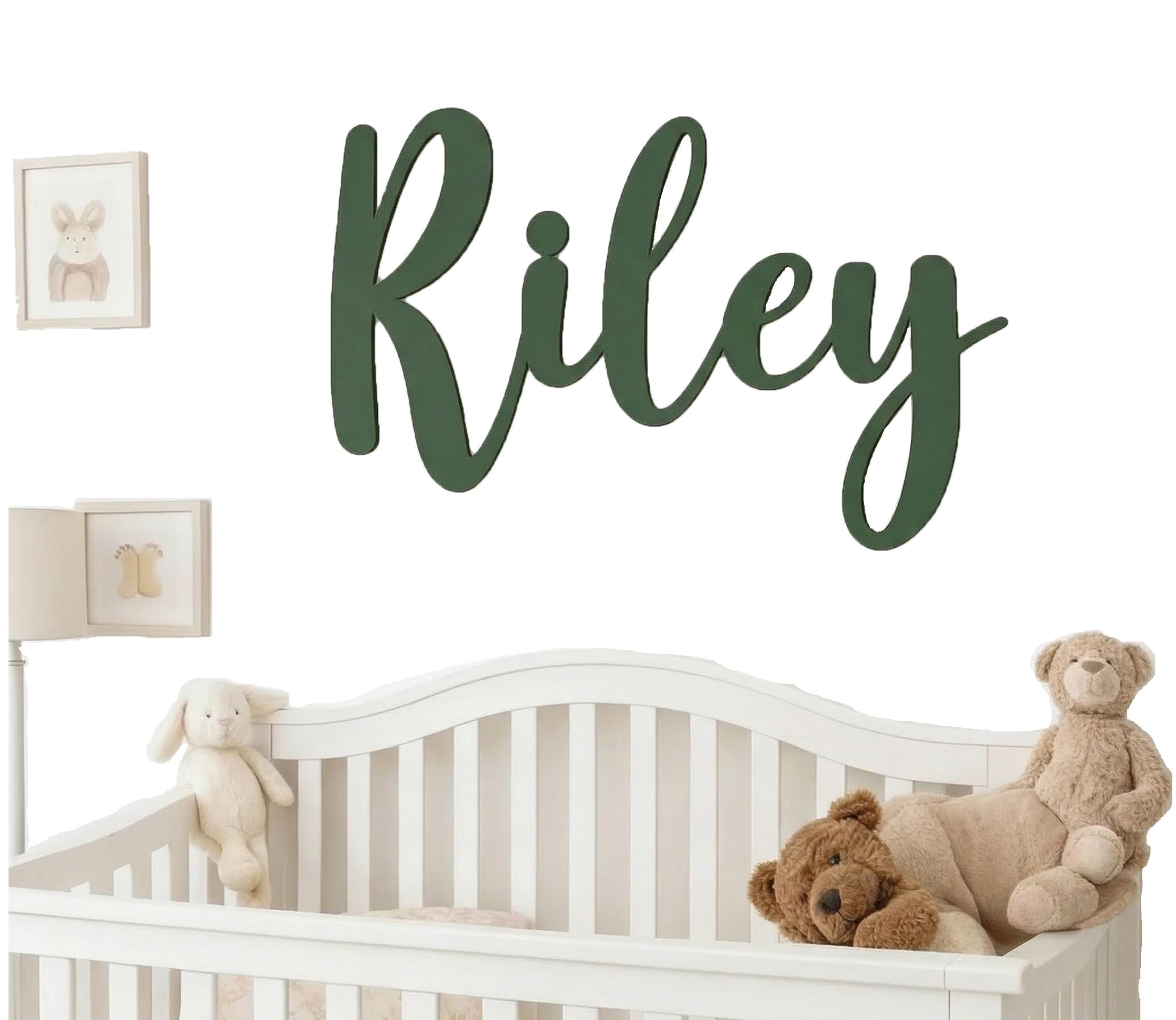 Personalized Wooden Name Sign | Custom Name Sign | Over Crib Nursery Wall Sign |