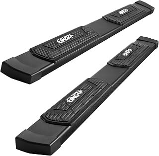 BINARY STAR 6 Inch Running Boards for 2019-2026 Ford Ranger Super Crew Cab | Crew Cab with 4 Full-Size Doors, Anti-Slip Pad Step Rail, Heavy-Duty Carbon Steel Side Step, Anti-Rust Easy Install Nerf Bars