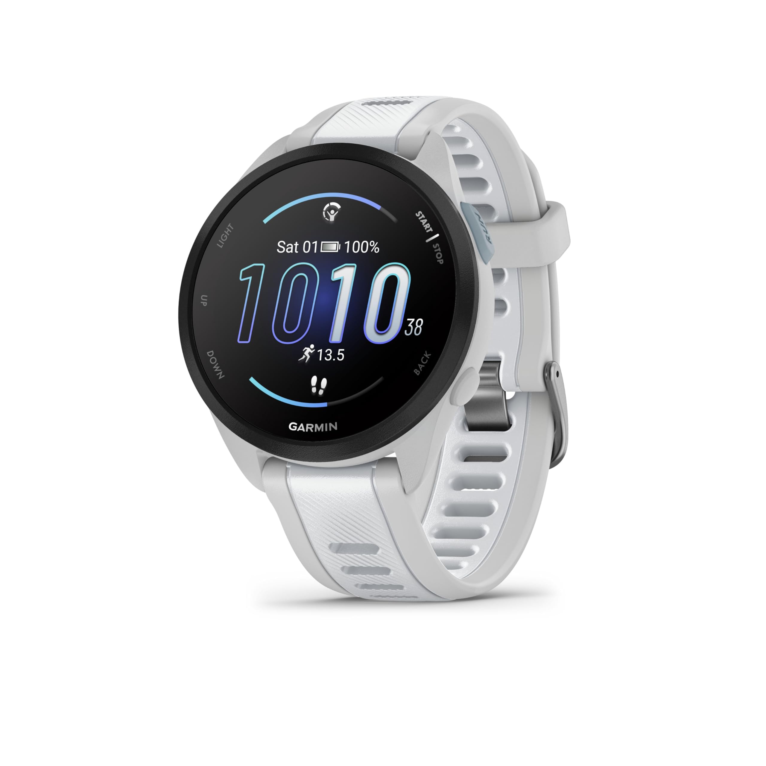 Garmin [Renewed Forerunner 165 Music GPS 43mm Running Smartwatch, Lightweight, A