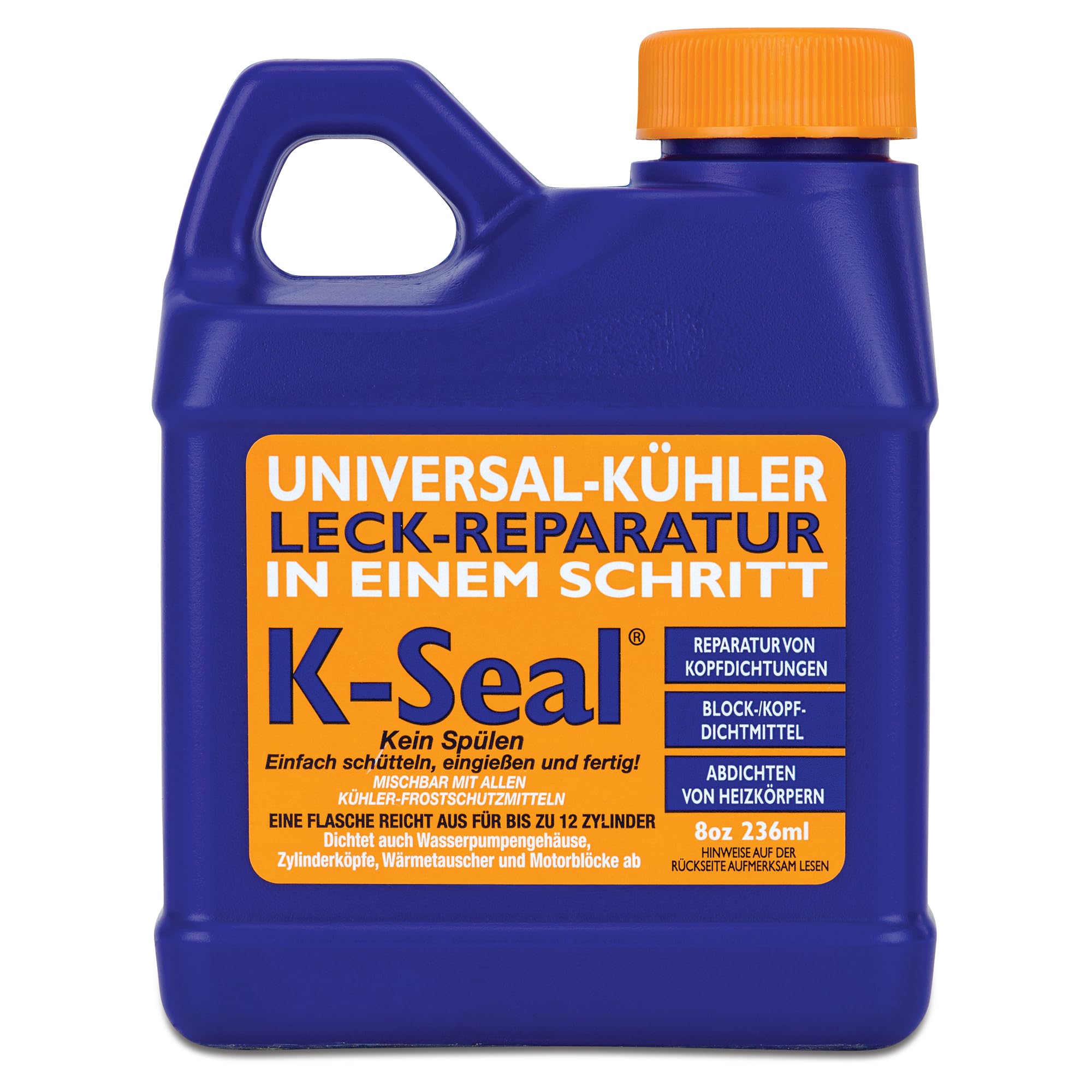 K-Seal ST5501 Multi-Purpose One Step Coolant Leak Repair, 8oz, Pour and Go, Mixe