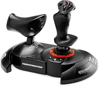 Thrustmaster T.FLIGHT HOTAS NEO ACE COMBAT 8 WINGS OF THEVE Edition – Officially Licensed Simulation Controller – Flight Joystick & Throttle with Vibration Feedback - PS5, PS4, PC