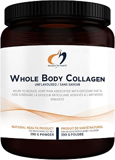 Designs for Health Whole Body Collagen Powder - Collagen Peptides Supplement (30 Servings / 390g)
