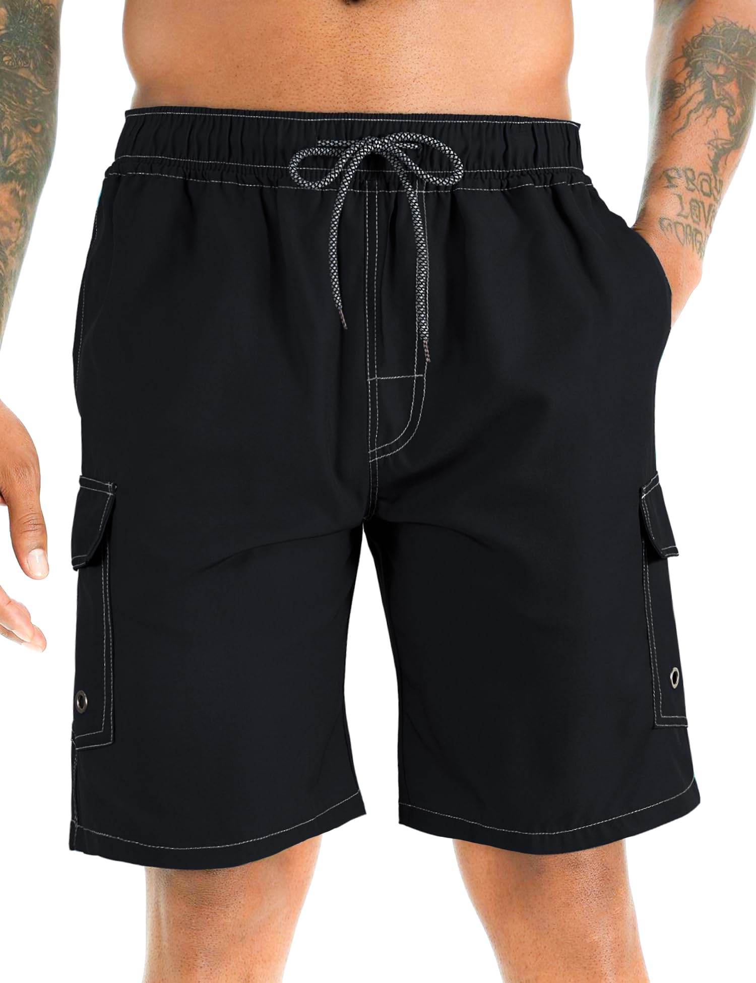 APTRO Men's Swimwear Beach Surfing Swimming Pool Hawaiian Print Summer