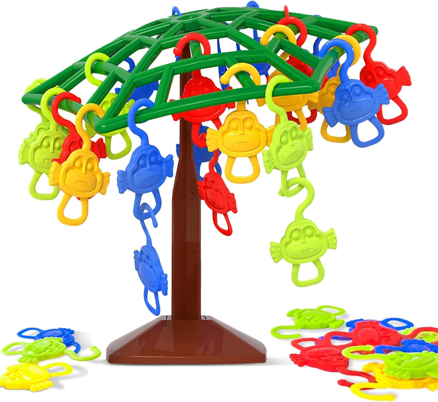 Monkey Balance Tree Game, 2-Player Balance Tree Board Game, Interactive Family B