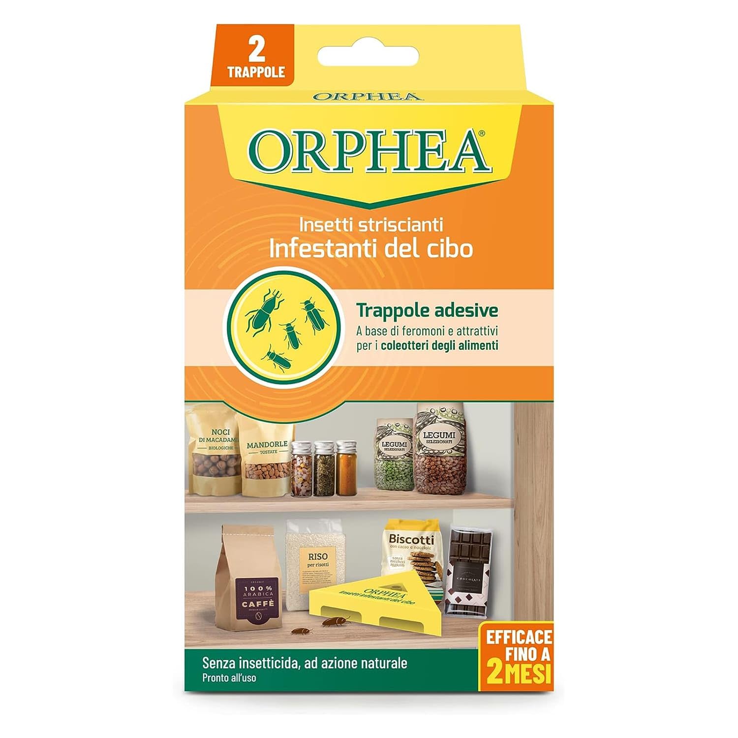 Orphea - Food Moth Repellent, Eliminates Food Beetles and Prevents Their Develop