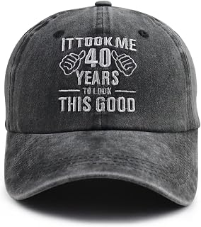 It Took Me 40 Years to Look This Good Hat for Women Men, Funny Adjustable Embroidery 40th Birthday Baseball Cap