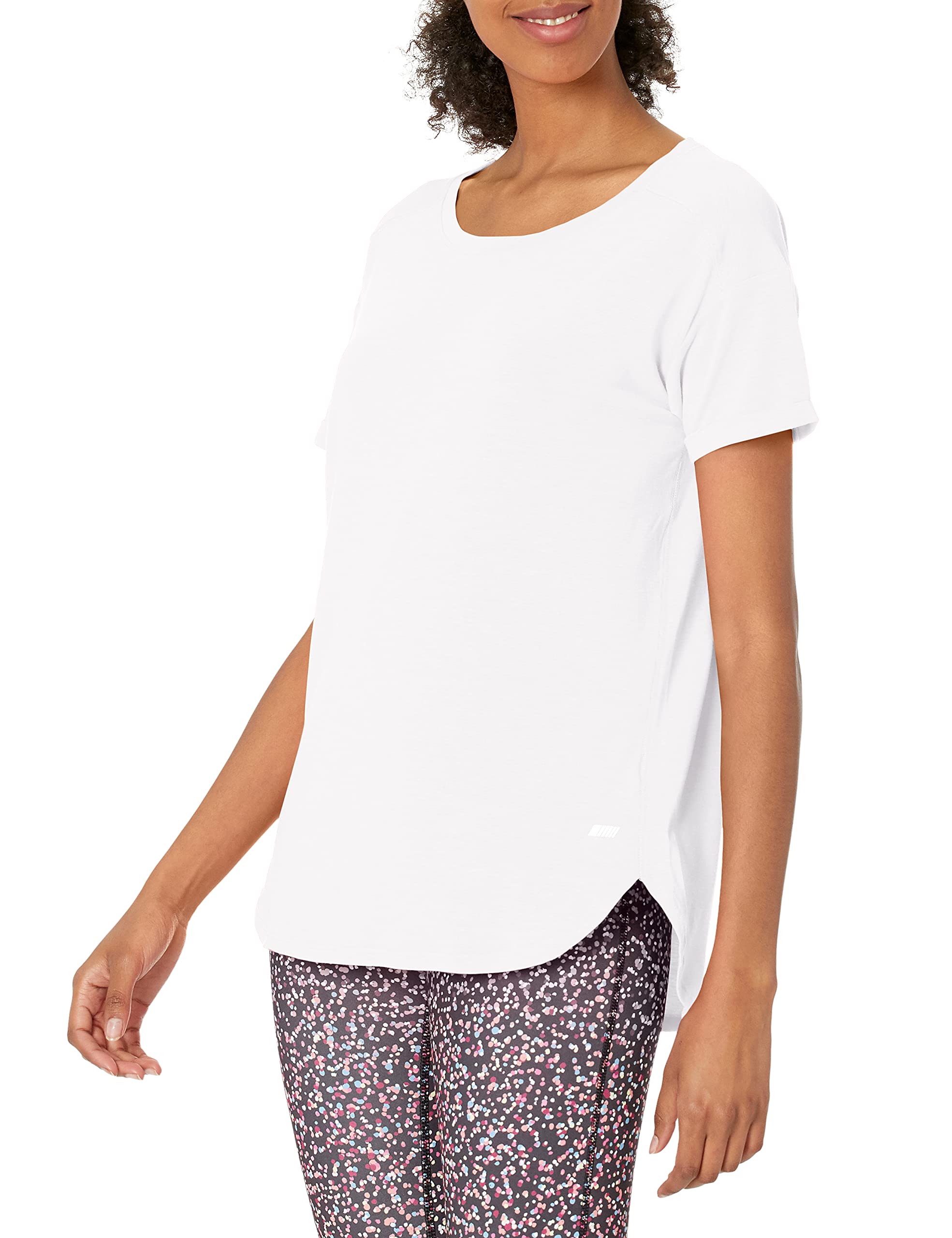 Amazon Essentials Femme T-Shirt Studio léger à col Rond, Coupe décontractée (Gra