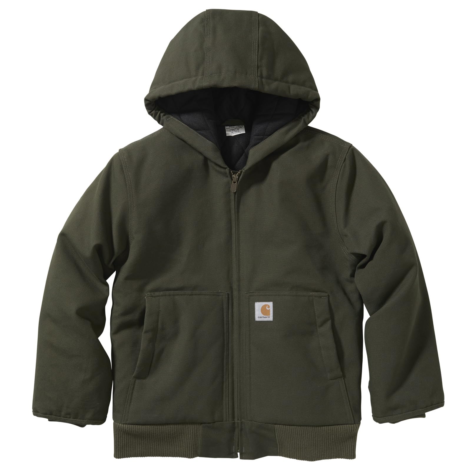 Carhartt Active Jac Jacke mit Reißverschluss und Kapuze, Isoliert Insulated Jack