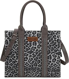 Montana West x Wrangler Large Tote Bags for Women Business Handbags with Handle and Strap