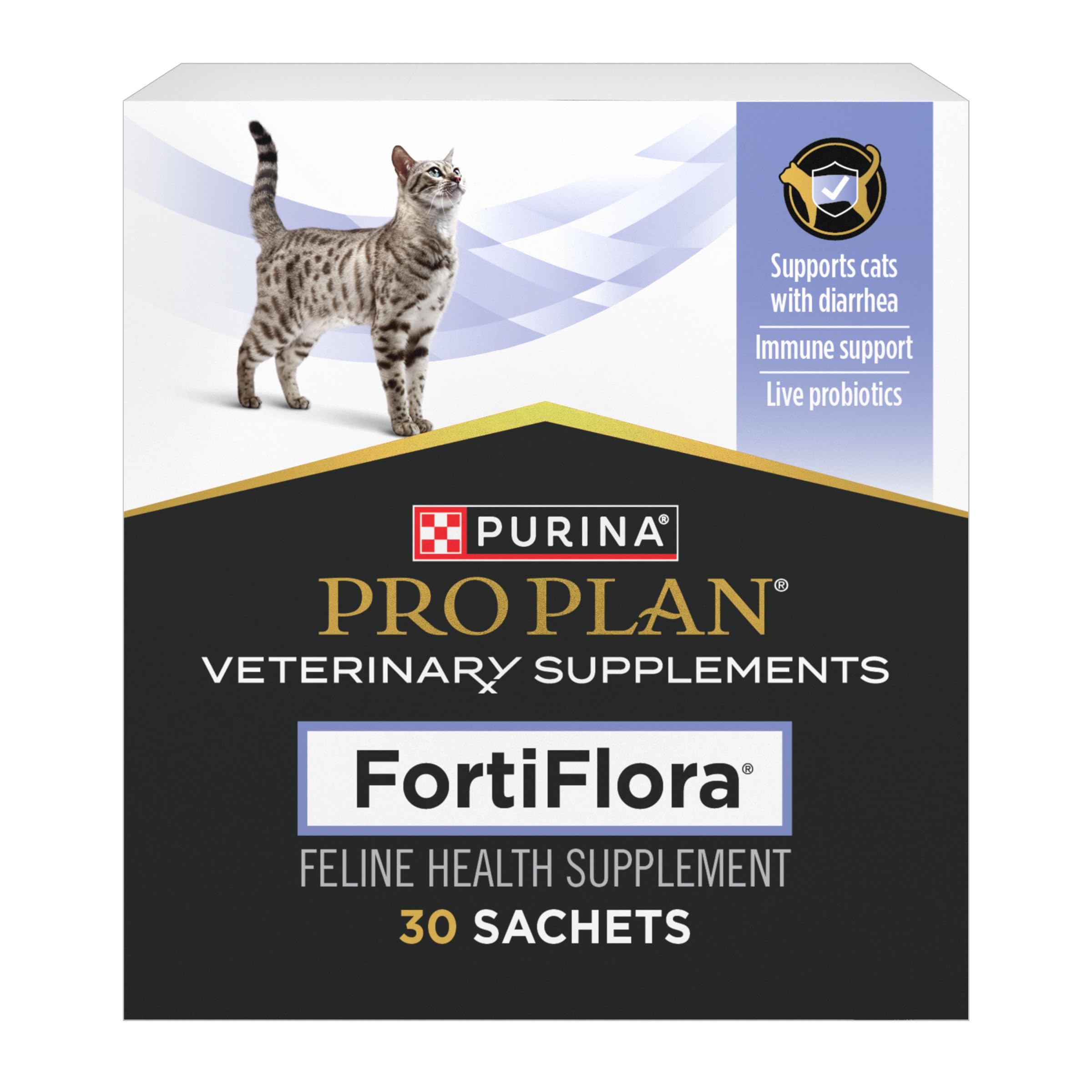 Pro Plan Veterinary Diets FortiFlora Daily Probiotic Powder Supplement for Cats 