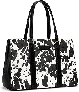 Montana West Wrangler Laptop Tote Bag for Women 15.6 Inch Computer Bag for Work Large Double Compartment Purse and Handbag