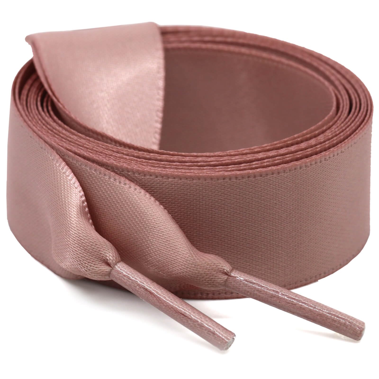 Flat Satin Ribbon Shoelaces: 1 Pair Ladies Soft Shoelaces 2cm Wide
