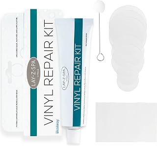 Lay-Z-Spa Vinyl Repair Kit Hot Tub & Inflatable Pool Patches | Puncture Repair, PVC Patch Kit, 60ml Glue, Application Tool, Underwater Use, Spa & Above Ground Pool Repairs