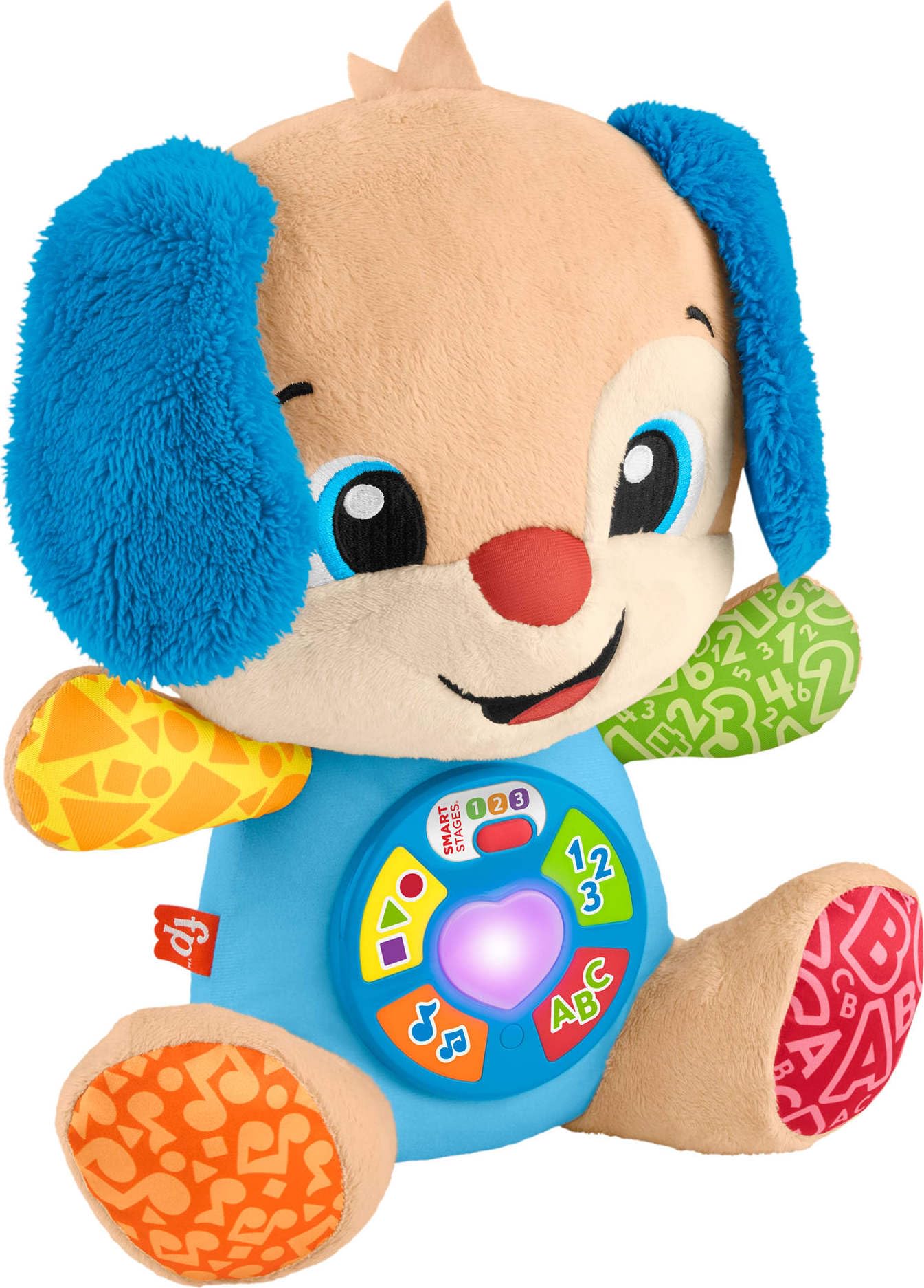 Fisher-Price Laugh & Learn Smart Stages Puppy Baby Plush Toy | Electronic Learni