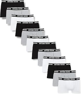 Antonio Rossi Men's (12-pack) Men's Fitted Boxer Hipsters