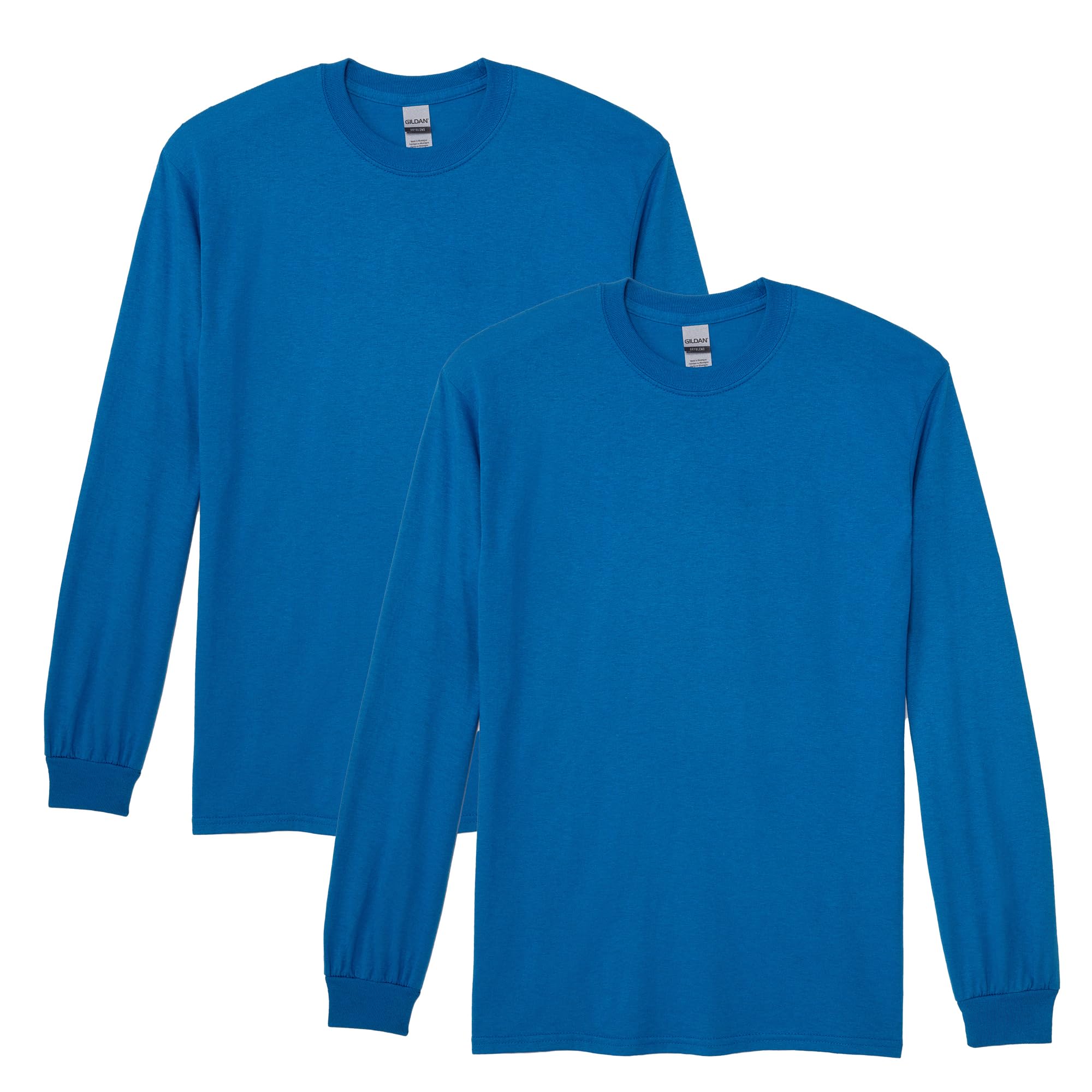 Gildan Dryblend Long Sleeve T-Shirt, Style G8400, 2-Pack Men's Shirt (Pack of 2)