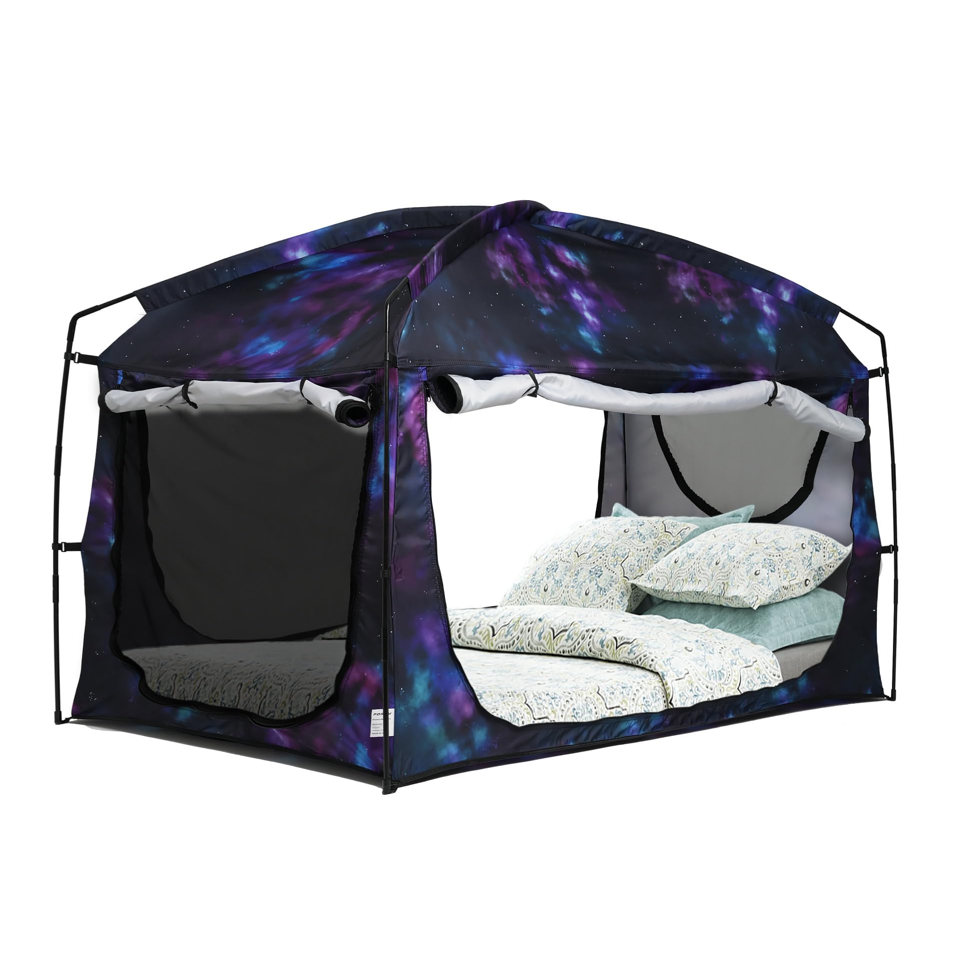 Bed Tent,Portable Privacy Sleeping Bed Canopy,Blackout 90% Drapes for Kids and A