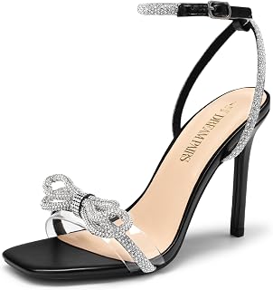 DREAM PAIRS Heels Bride Bow