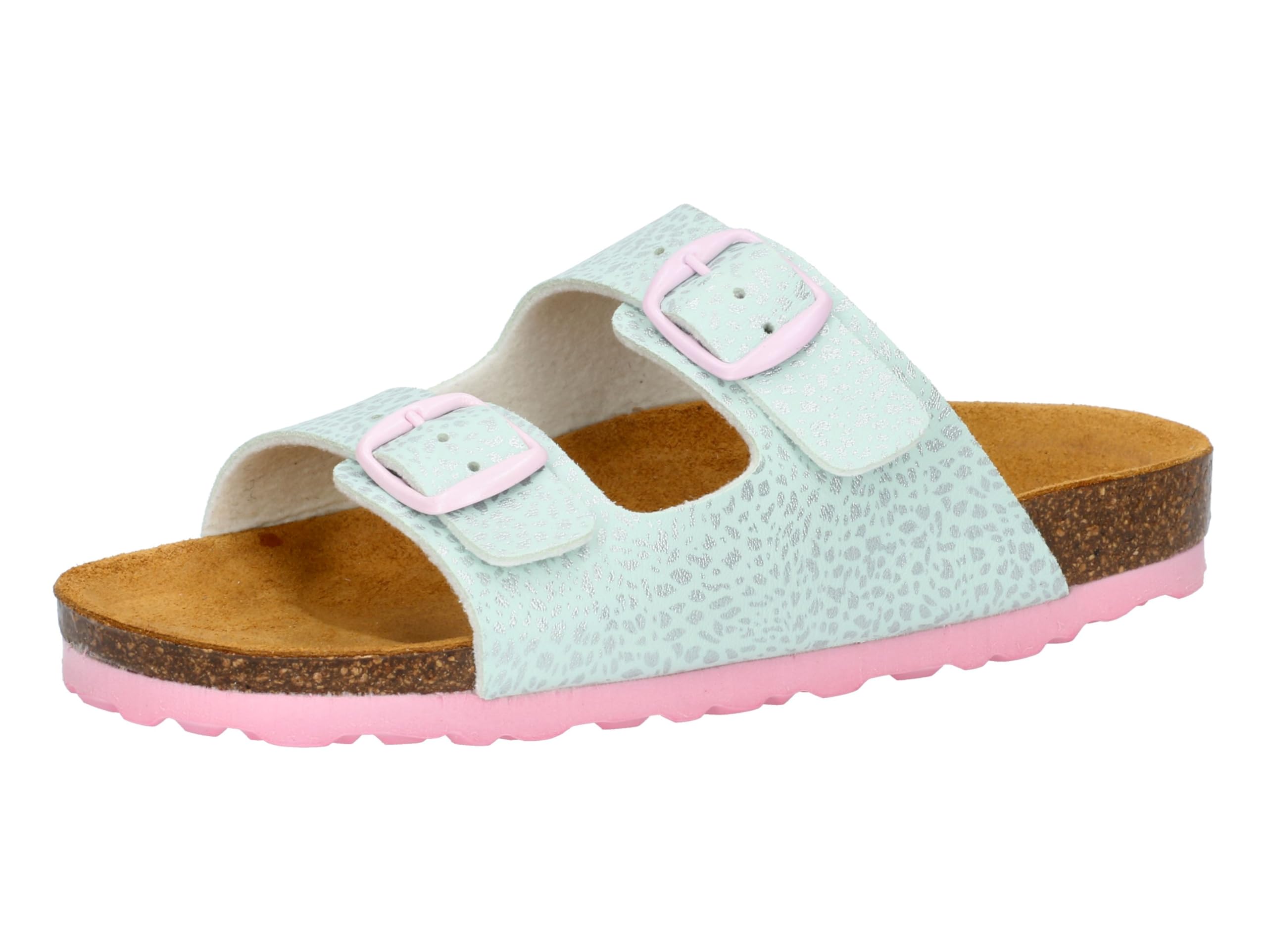 Lico Bioline Rocky Mules, Turquoise Rose, 33 EU