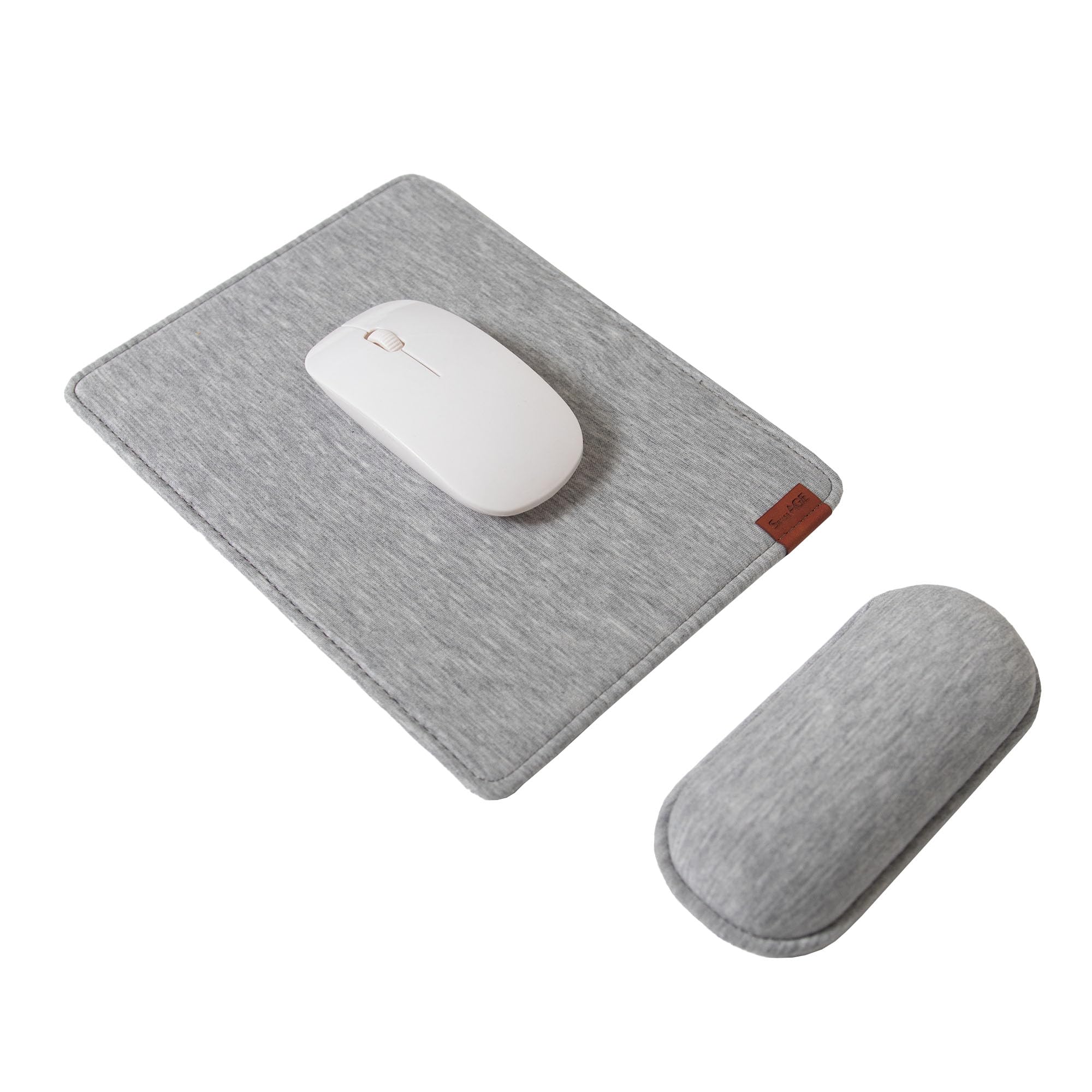 SenseAGE Mouse Pad and Wrist Rest Set, Ergonomic Mouse Pad and Wrist Rest for Ke