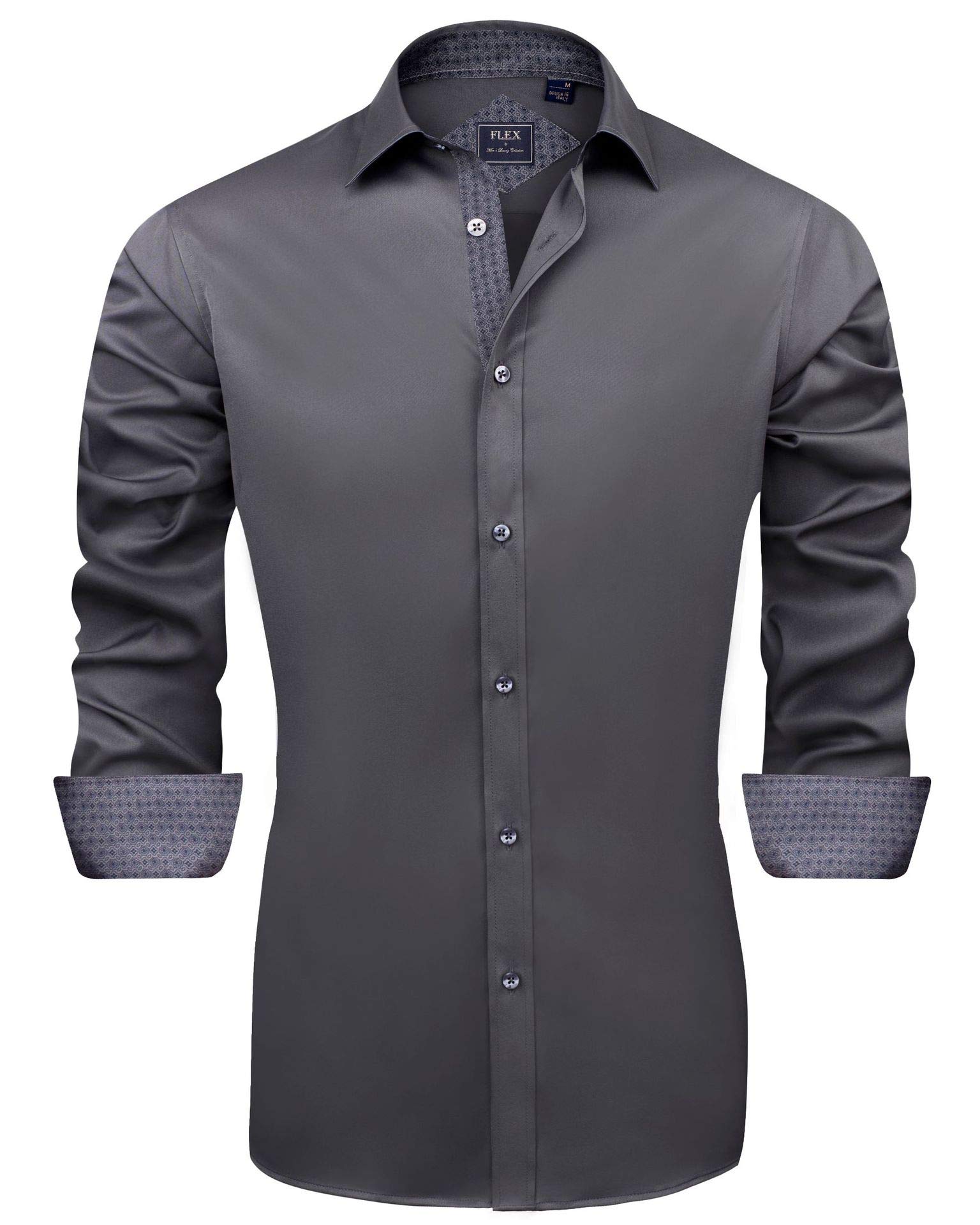 J.VER Pantalones de Pijama Button Down Shirt for Men