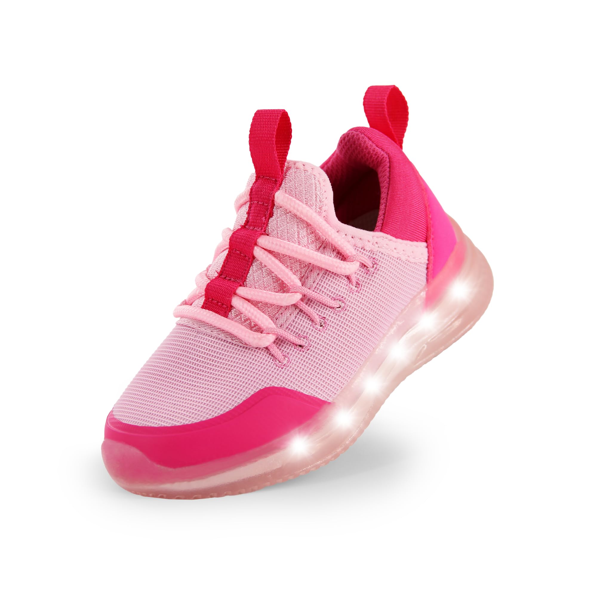 YESKIS Toddler Boys Girls Light up Shoes Slip-On Tennis Sneakers Casual
