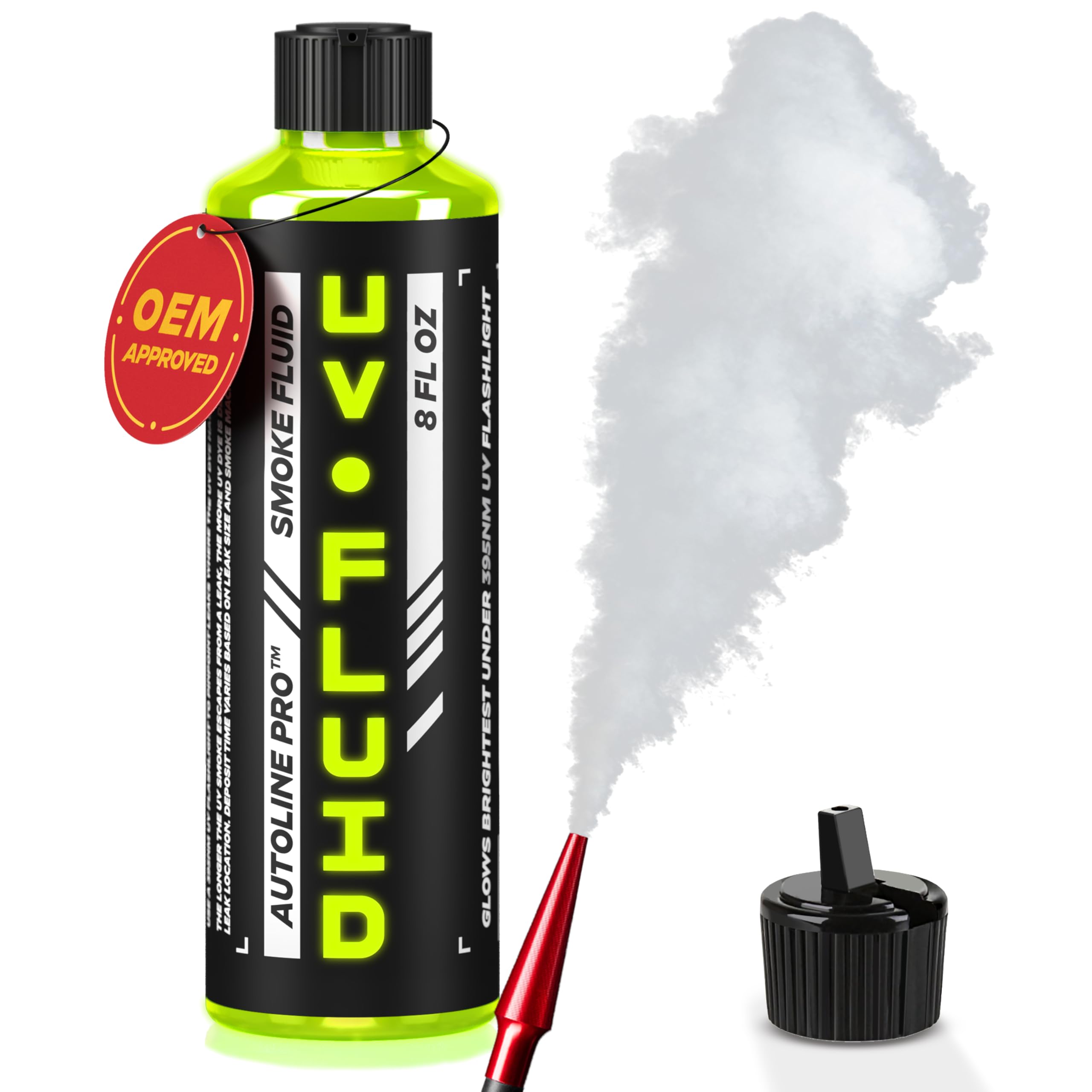 AutoLine Pro Smoke Fluid Brightest UV Glow Leak Tracing Solution for Automotive 