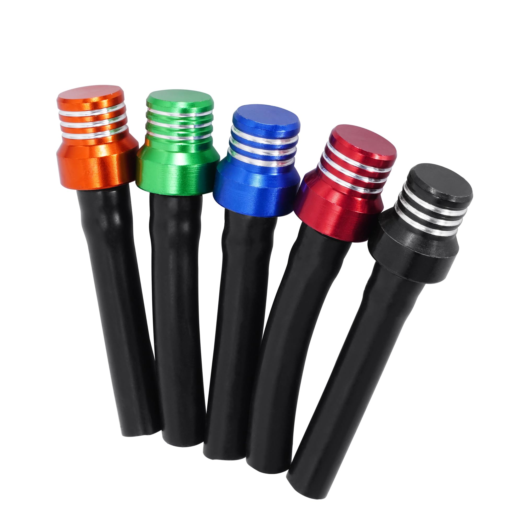 RUTU Gas Cap Vent Hose Fuel Tank Vent Valve Tube 5 Pcs Colorful | with Check Bal